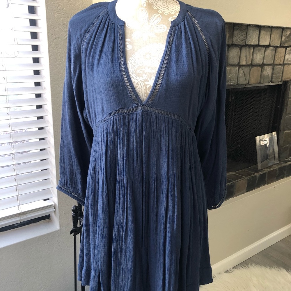 COPY - Free people blue tunic dress Sz XS - Picture 7 of 7